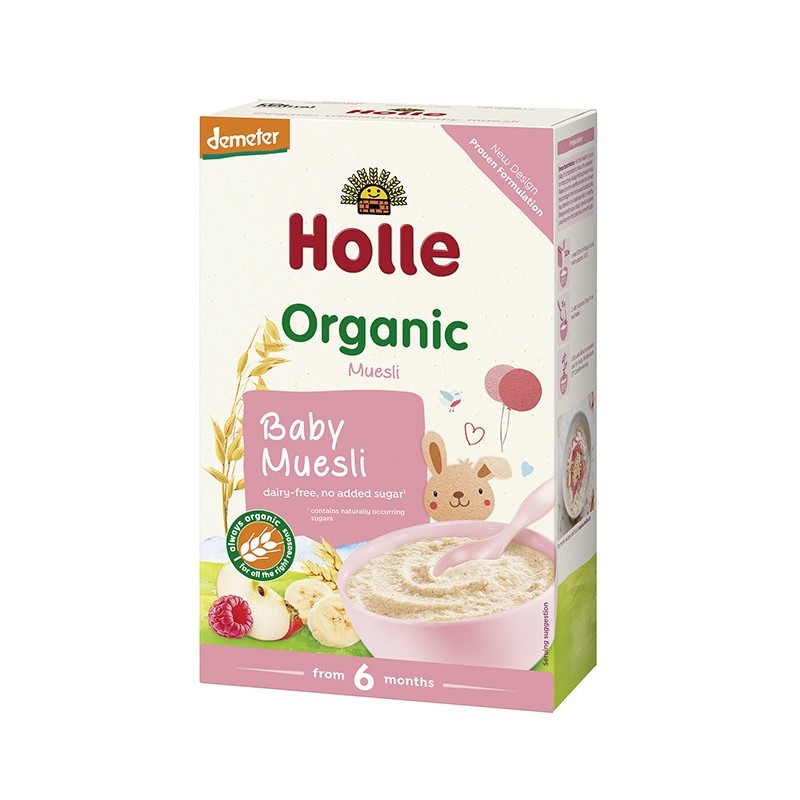 Mix din 3 cereale si fructe pentru copii, Organic, Holle Baby Food, 250g