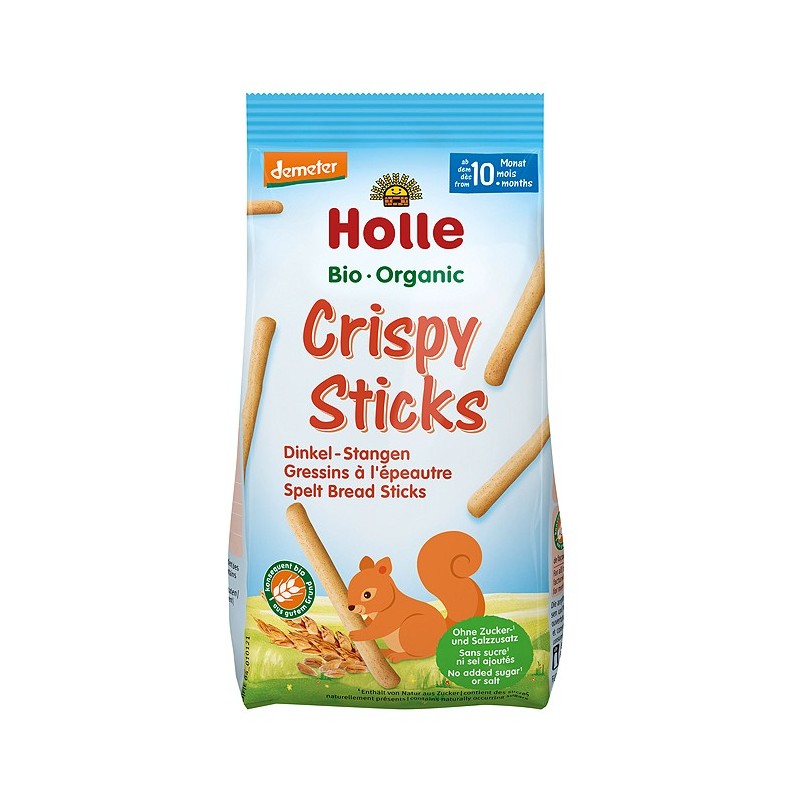 Sticks-uri din grau spelta pentru copii, Bio, Organic, Holle Baby Food, 80g