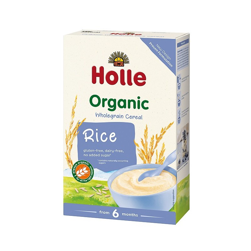 Piure din orez, Organic, Holle Baby Food, 250g